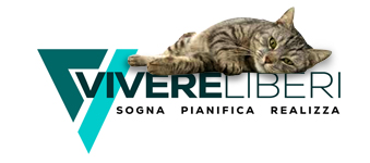 Logo Vivereliberi con gatto